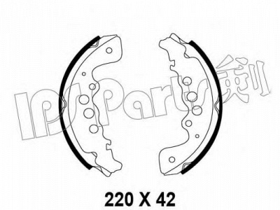 IPS PARTS ibl4818 -  Тормозные колодки
